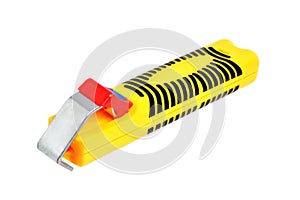 Yellow wire stripper, isolate
