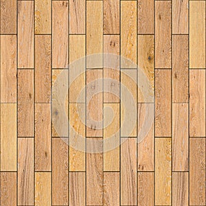 Yellow Wood Parquet Floor. Seamless Texture.