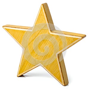 Yellow Wooden Star Element