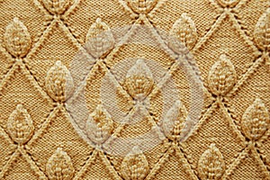 Yellow wool pattern