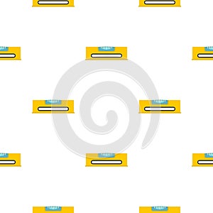 Yellow working tool bubble level pattern seamless