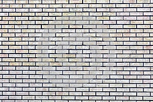 Yellowish brick wall background photo