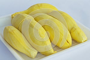 Yellowish durian flesh