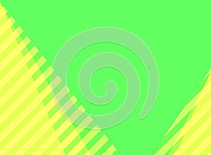 Yellowish green with yellow stripes and yellowish green plain background