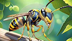 Yellowjacket Yellow Jacket wasp insect education image
