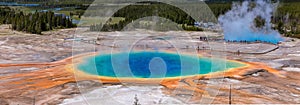 Yellowstone grand prismatic spring