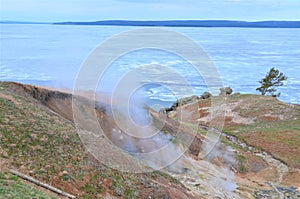 Yellowstone Lake National Park Grandure