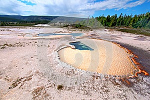 Yellowstone National Park Doublet Pool