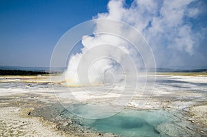 Yellowstone National Park geiser