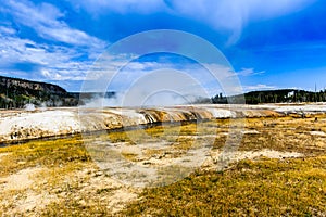 Yellowstone National Park Geothermal Scene