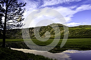 Yellowstone National Park ,home to rivers,lakes, forests and canyons.