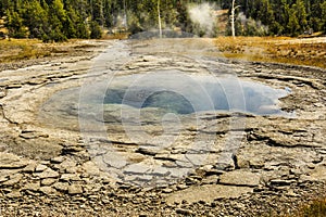 Yellowstone National Park Hydrothermal Area photo