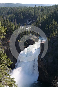 Yellowstone National Park Waterfall