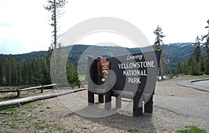 Yellowstone National Park, Wyoming Montana. Great hiking. Summer wonderland to watch wildlife and natural landscape. Geothermal.