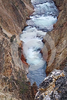 Yellowstone River in Canyon - Wyoming