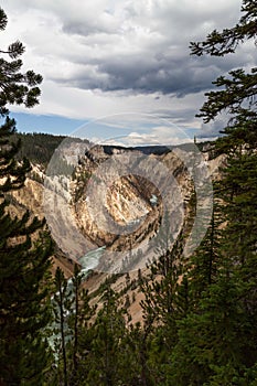 Yellowstone River in the Grand Canyon of the Yellowstone