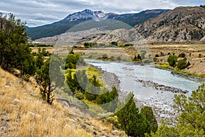 Yellowstone River in Montana photo