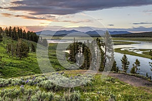 Yellowstone River Sunset