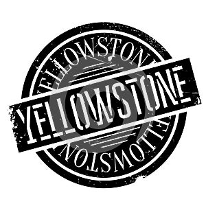 Yellowstone rubber stamp