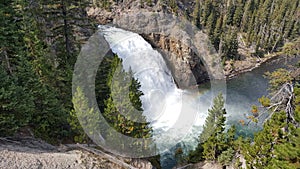 Yellowstone`s Amazing Falls