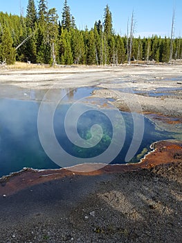 Yellowstone Thermals Pool near Yellowstone Lake