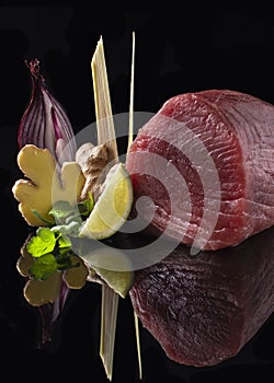 Yellowtail tuna sashimi grade