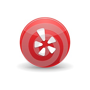Yelp icon, simple style photo