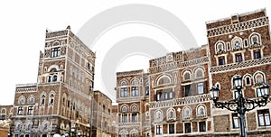 Yemen. Traditional architecture of old town in Sanaa