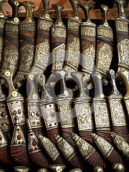 Yemeni daggers - Sanaa souk