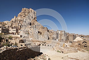 Yemeni village near sanaa yemen