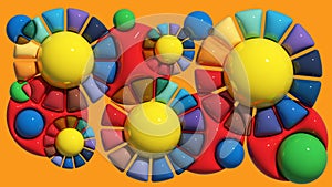 inflate air balloon background .