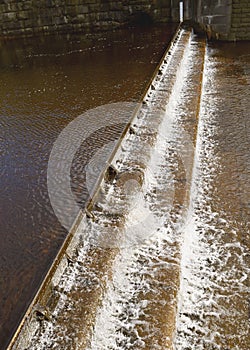 Yeoman Hey Reservoir overflow detail photo