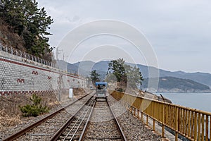 Yeosu ocean railbike photo