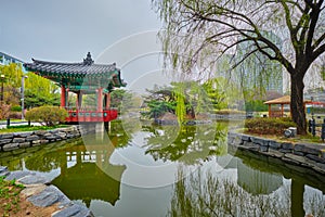 Yeouido Park in Seoul, Korea