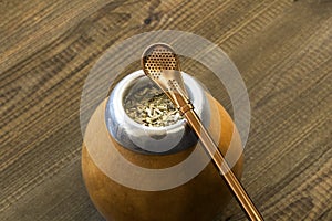 Yerba mate drink