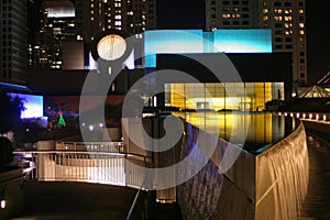 Yerbabuena Gardens at night photo