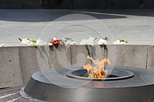 Armenian Genocide Memorial and Museum in Yerevan, Armenia.
