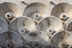 Yerevan cascade abstract architectural pattern in Armenia