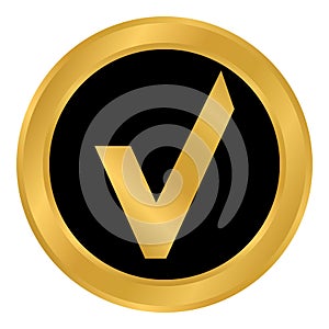 Yes button on white.