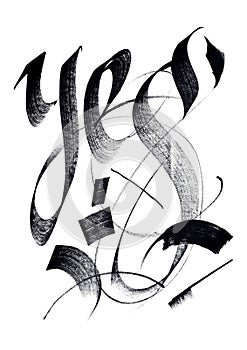 Yes - calligraphy