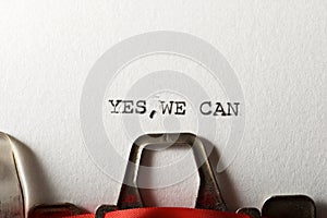 Yes, we can