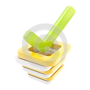 Yes done tick over stack of check boxes