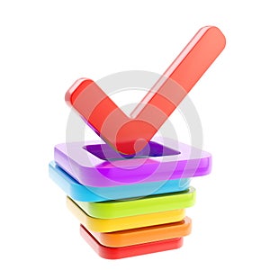 Yes done tick over stack of check boxes