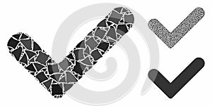 Yes Mosaic Icon of Humpy Pieces