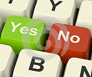 Yes No Keys Representing Uncertainty And Decisions Online