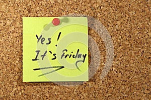 Yes it`s friday post it