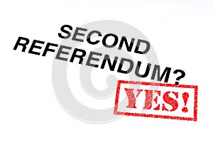 Yes to a Second Referendum