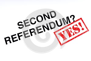 Yes to a Second Referendum