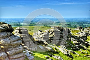 Yes Tor, part of the iconic tors situated on Dartmoor, Devon UK.