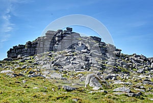 Yes Tor, part of the iconic tors situated on Dartmoor, Devon UK.